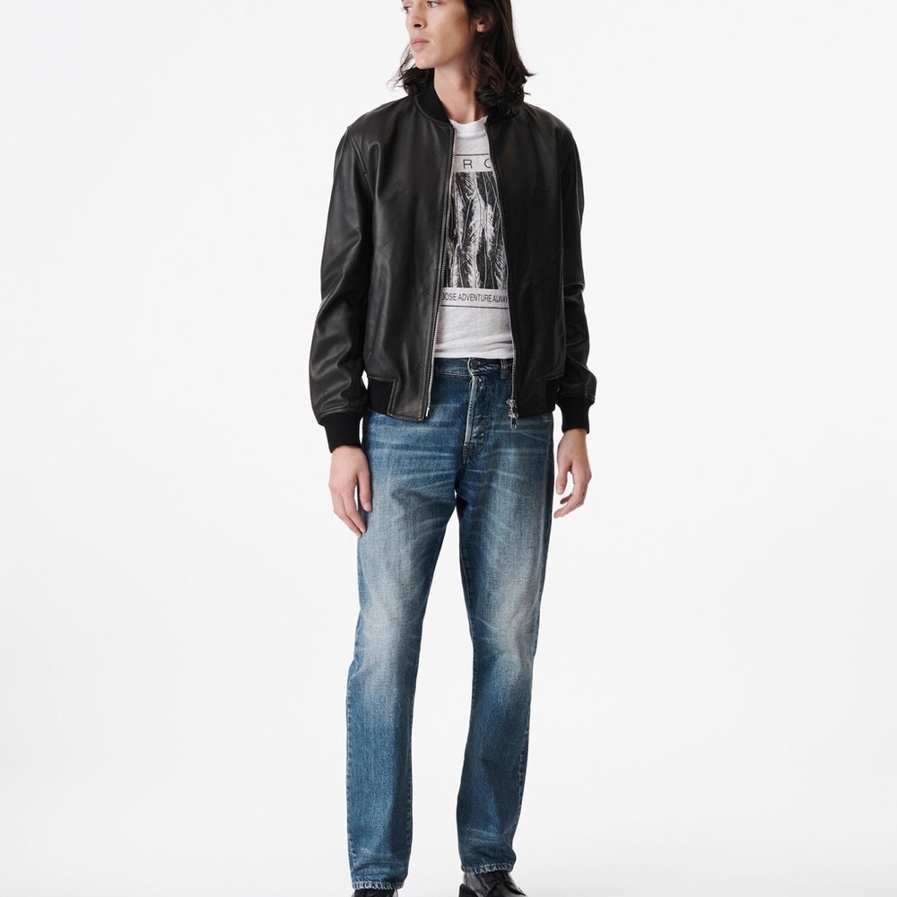 IRO ODAN PERFORATED LEATHER JACKET